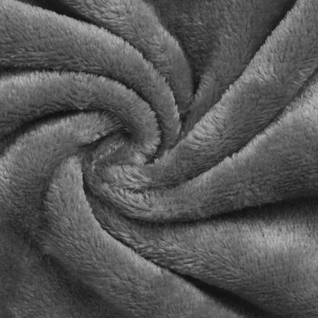 Felpa coperta Grigio scuro m Flanella CFW6977417