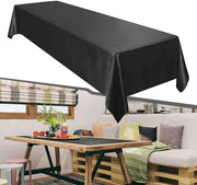 Tappeto di tavola in satin 145x260 cm - impermeabile - antiscivolo - decorativo - stoffa in poliestere - copertura di tavola