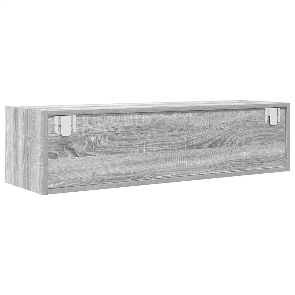 Mobile TV-Credenza TV-Console TV Grigio Sonoma 100x31x25,5 cm in Legno Multistrato