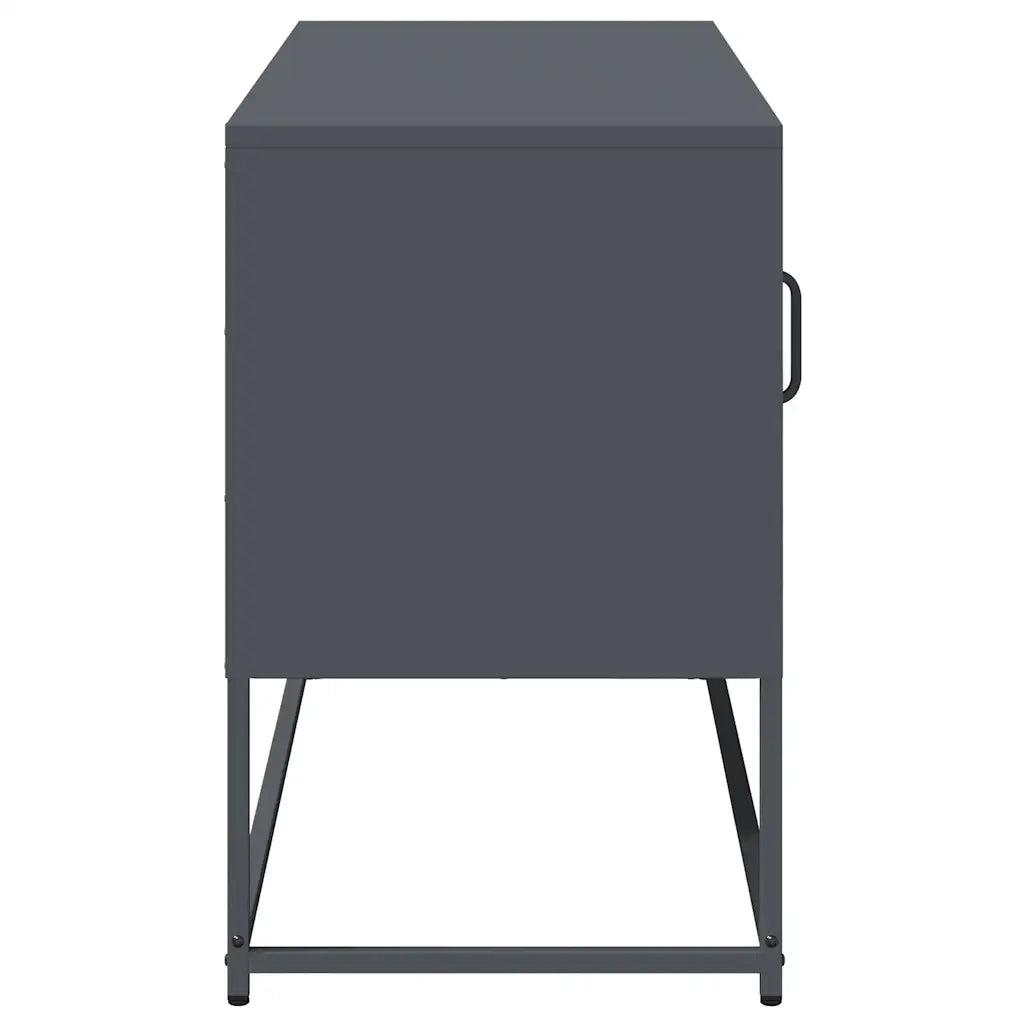Mobile TV Antracite 100,5x39x60,5 cm in Acciaio