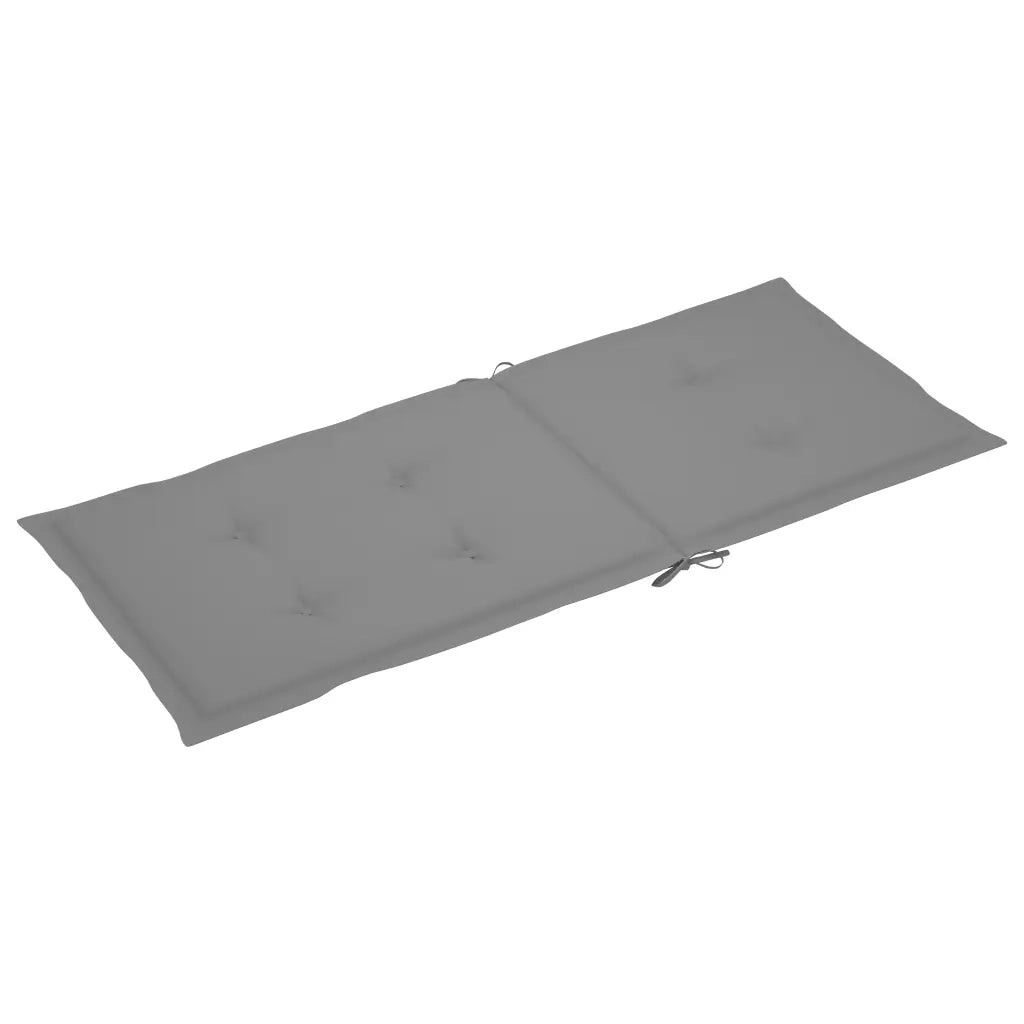Sedie Giardino Reclinabili 8pz Cuscini Massello Acacia Grigio 3075142