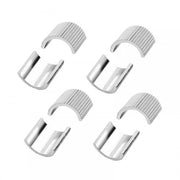 Componenti di collegamento sterzo 8 pezzi - Lega di alluminio - Collegamento sterzo 7/8" a 1" - Resistente alla corrosione - Facile da installare - Per sterzo da 22 mm - Componenti di riempimento sterzo