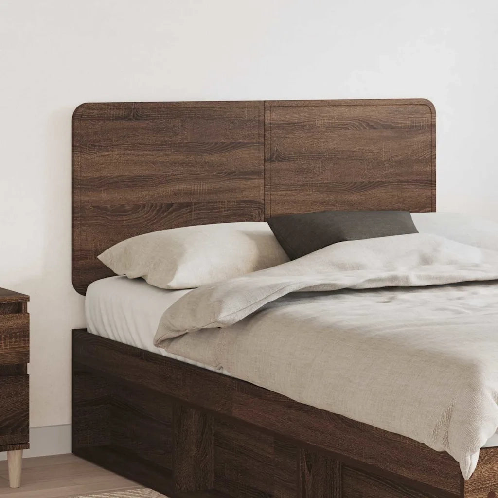 Testiera-Testata-Testiera Decorativa Rovere Marrone 135 cm Legno multistrato 979068