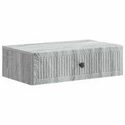 Tavolino da Parete Laterale Grigio Sonoma 59 x 34,5 x 17 cm 897981