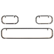 Set Mensole da Parete 3 pz in Legno Massello di Mango 321957