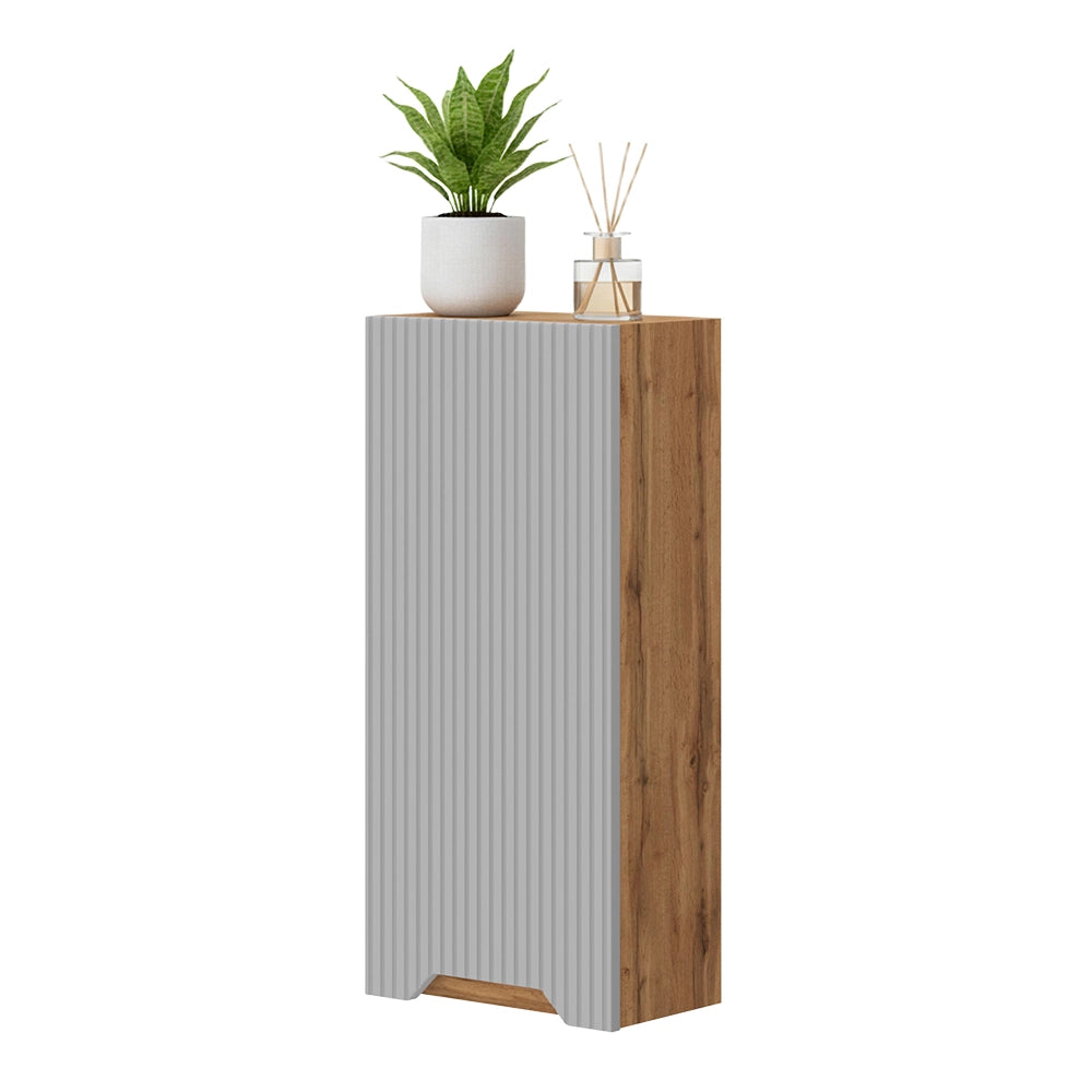 Vicco mobile bagno Rovere/grigio a righe 20 x 72.6 cm