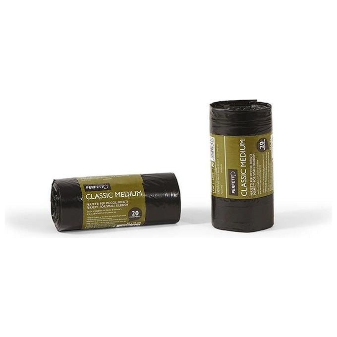 Perfetto 0357 sacchetto per rifiuti Nero 20 pz