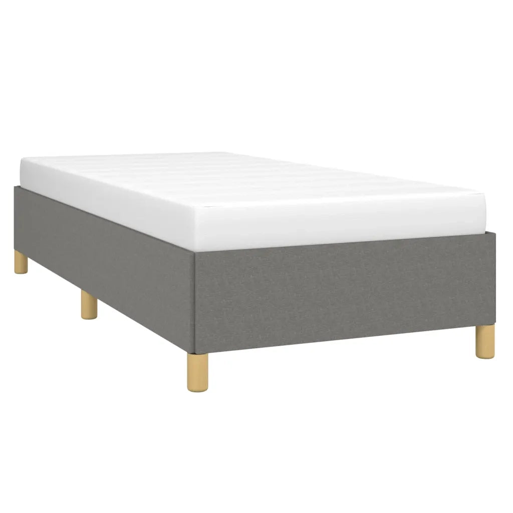 Giroletto senza Materasso Grigio Scuro 80x200 cm Tessuto 347118