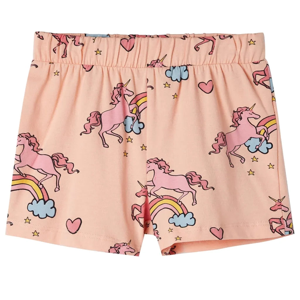 Pigiama da Bambina a Maniche Corte Arancione Chiaro 128 CFW2831453