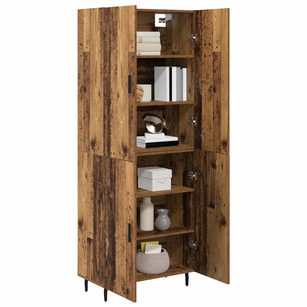 Credenza 2 pcs Legno vecchio Legno multistrato 3415649