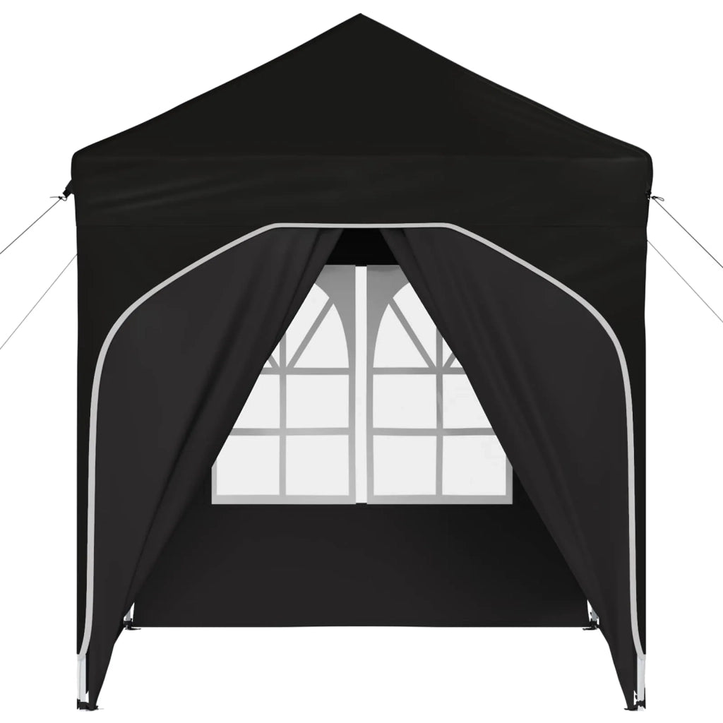 Tenda per feste a pop-up-Gazebo 192 x 192 x 245 cm Nero 208298