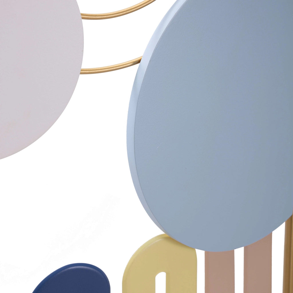 Alfeo, Quadro Figure Geometriche, 37x84h cm Multicolore