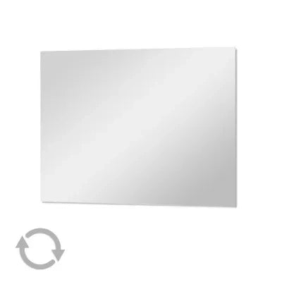 Specchio bagno 60x80 cm a filo lucido con installazione reversibile