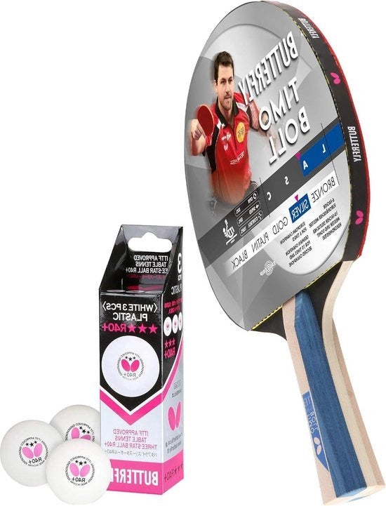 Tavolo da Ping Pong Professionista 3*** ITTF R40+ Set di Palline da Ping Pong per Hobby