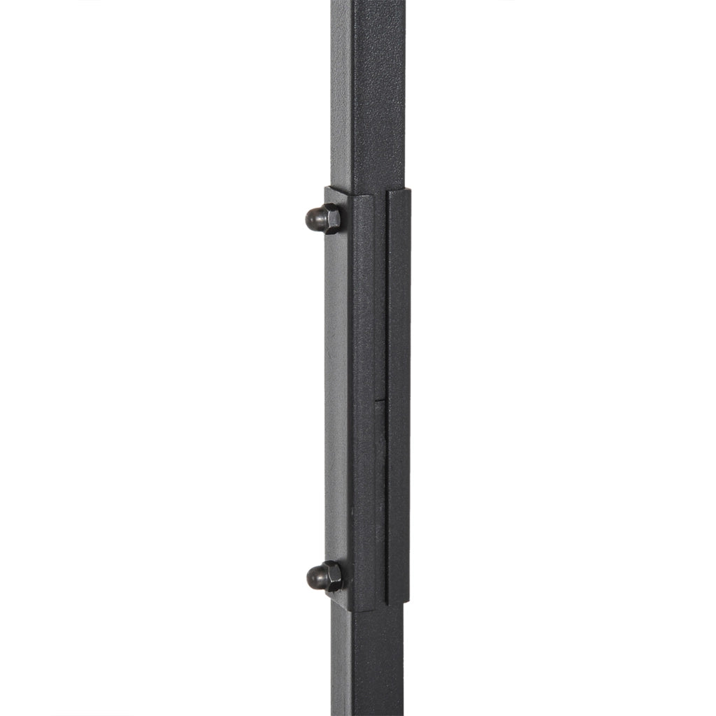 Appendiabiti da ingresso con panca, 5 ganci e 2 ripiani scarpe, struttura in metallo 72,5x35x180 cm