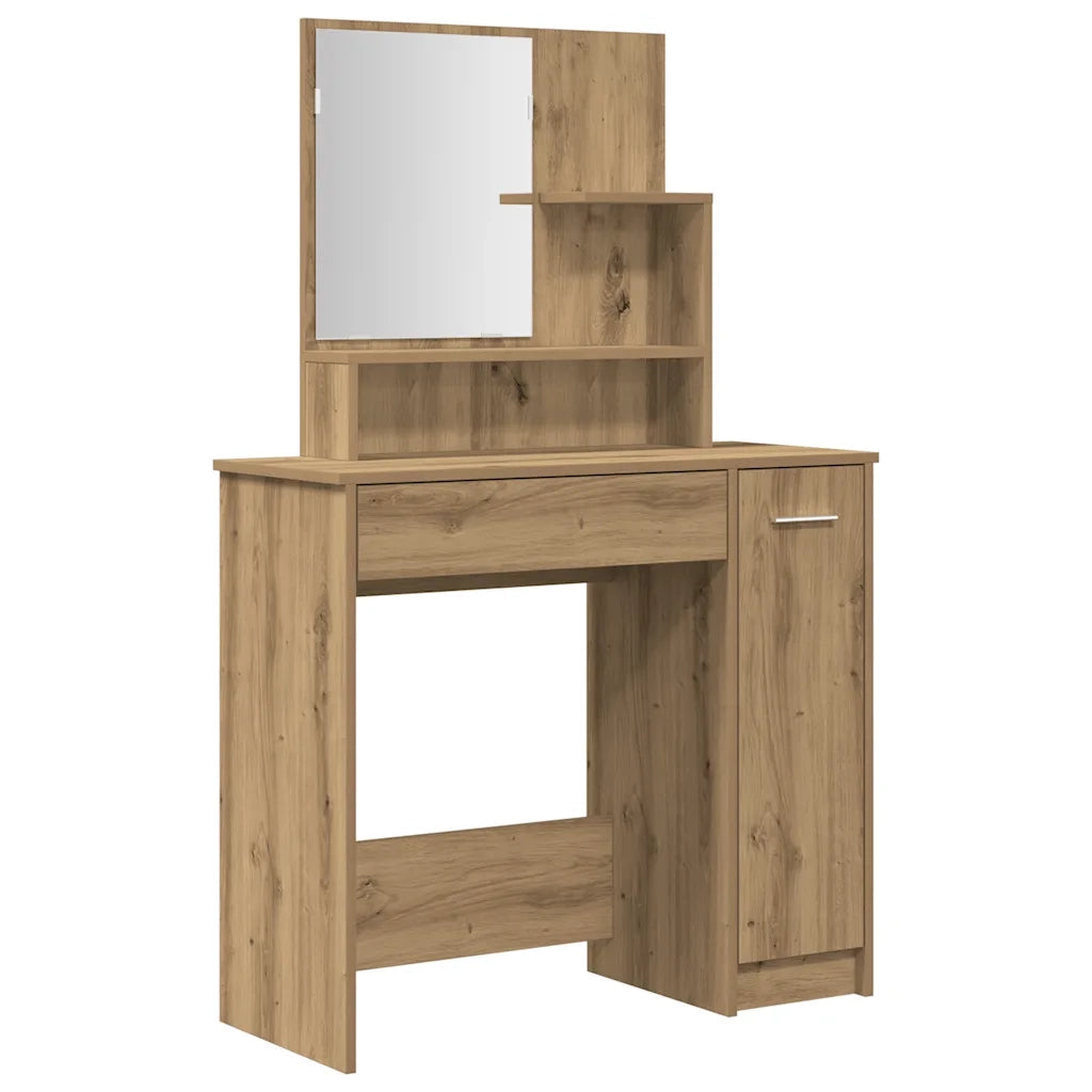 Set Toeletta Rovere Artigianale in Legno Multistrato 3329192