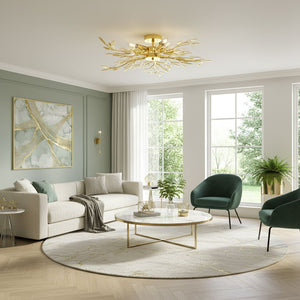 Lampada Da Soffitto Ebt022-5c Gold