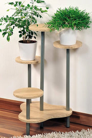 Supporto per fiori, metallo, beige, 44 x 44 x 72,5 cm