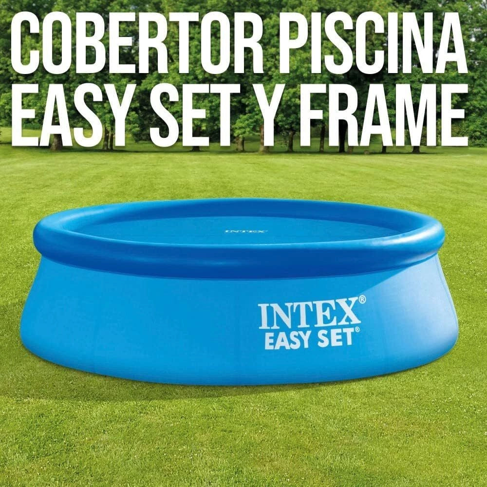 Intex Telo di Copertura Solare per Piscina Easy e Frame 488 cm Spessore 160 Micron Dimensioni di Produzione: Circa 470 cm 28014 Colore: Blu