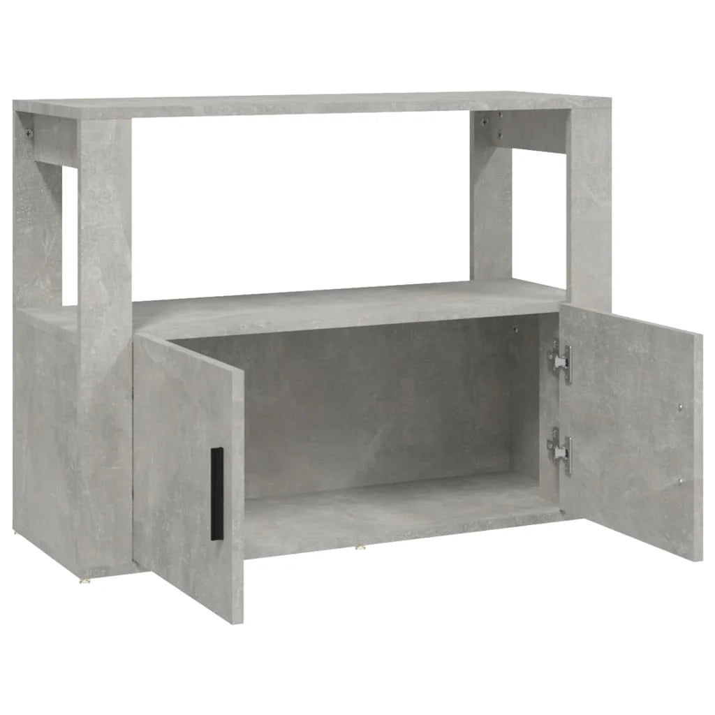 Buffet credenza cassettiera armadio mobile contenitore organizer per cucina soggiorno salotto 80 x 30 x 60 cm legno ingegnerizzato grigio 02_0032098