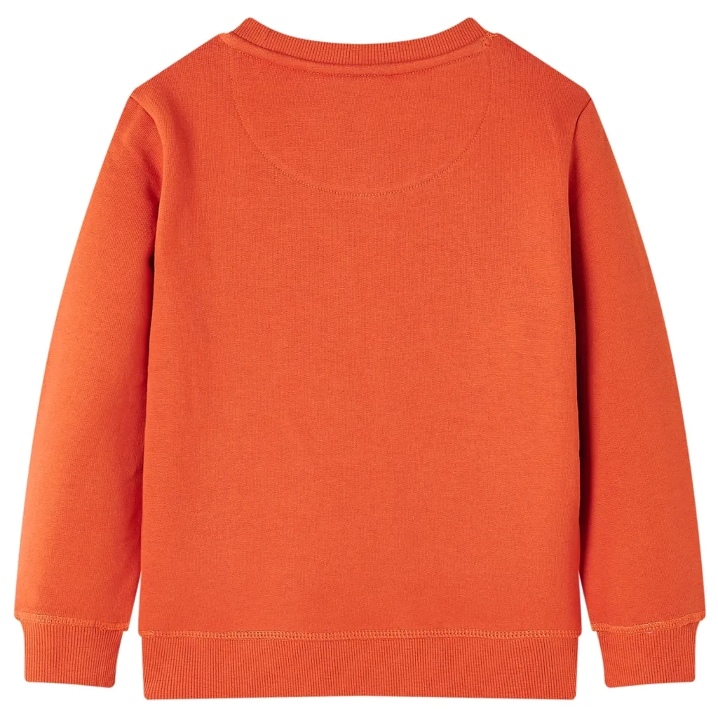 Felpa da Bambino Arancione 92cod mxl 109928