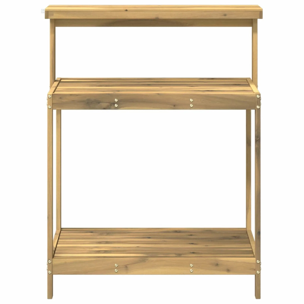 Banco da Giardinaggio Esterno 86,5 x 48,5 x 106 cm Bianco 903085