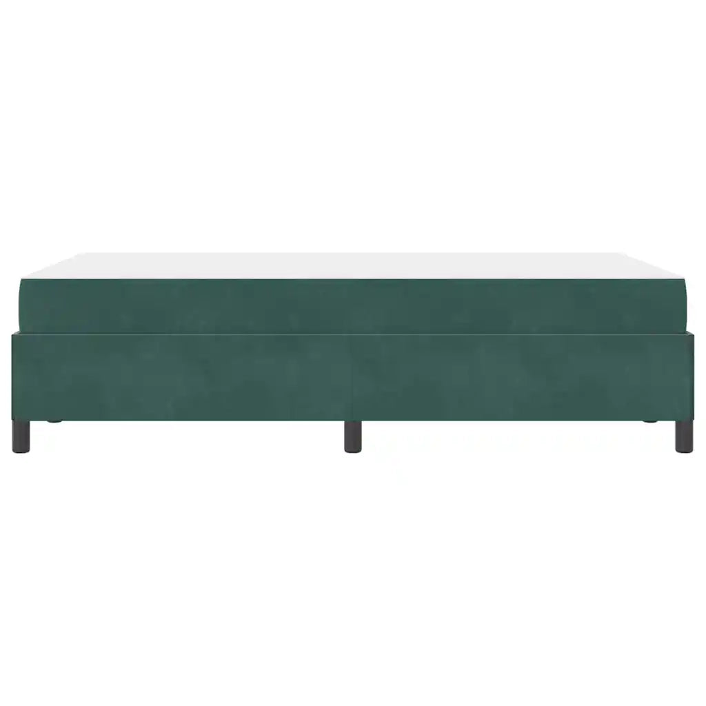 Struttura del letto Verde Scuro 120 x 190 cm Tessuto 3399051