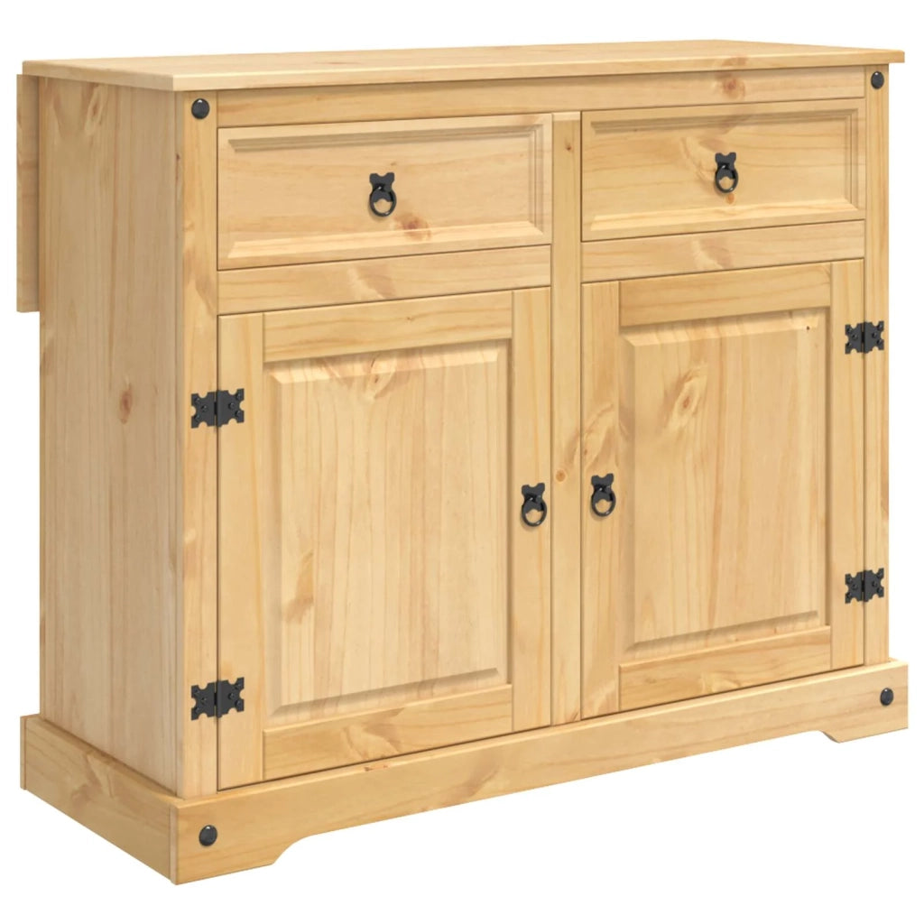 Carrello da Cucina 2 pcs Cera di Miele 112 x 70 x 91,5 cm 3425384