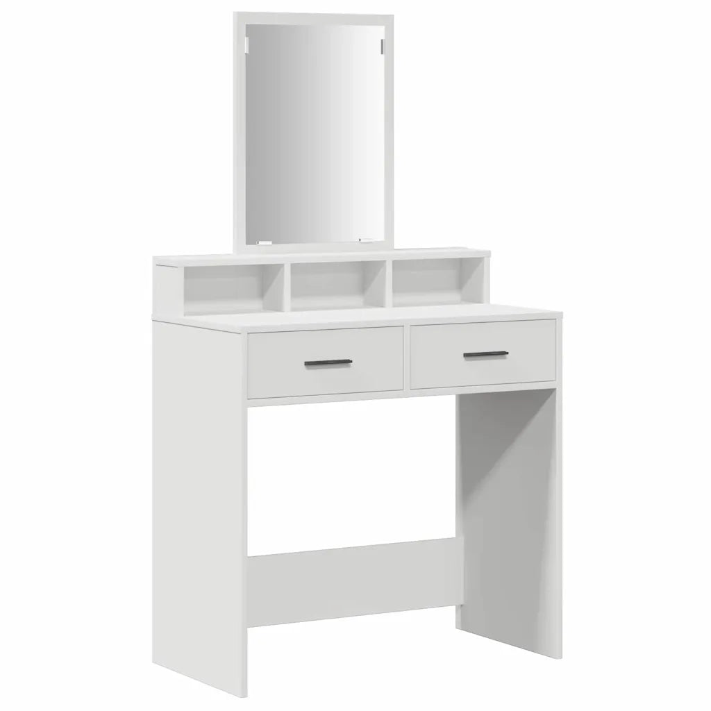 Tavolo da Trucco Bianco 79 x 41 x 140 cm Legno multistrato 865136