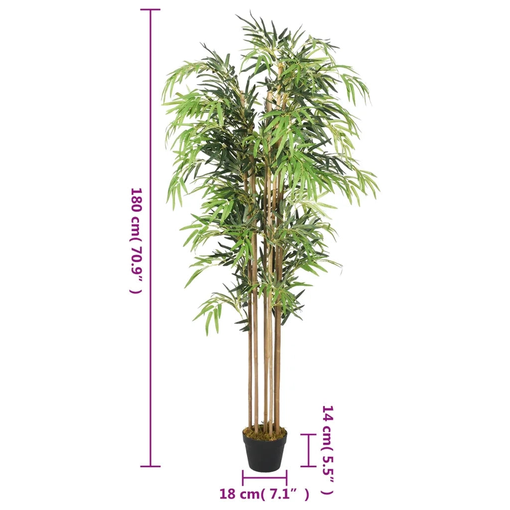 Albero BambÃ¹ Artificiale 1605 Foglie 180 cm Verde
