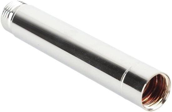 Douchekop Verlengarm 10 cm - Manicotto per doccia in acciaio inossidabile - Connettori G1/2 - Chiaro - Design elegante - Facile da installare - Estensione doccia