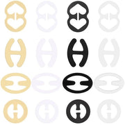 Set di clip antiscivolo da 16 - Clip per reggiseno - Accessori per reggiseno invisibili - Clip per reggiseno con fissaggio - Disegno a croce - Facile da utilizzare