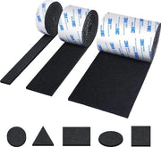 Viltkussens autoadesivi, 3 rotoli velt autoadesivi con colla 3M, strisce velt forti per sedie e gambe di mobili, in ogni forma desiderata, pannelli di protezione per mobili - [120 * 10 cm / 120 * 5 cm / 120 * 2 cm]