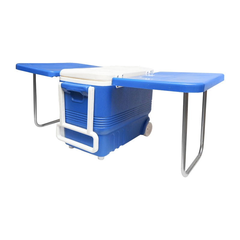 Frigorifero per picnic da 45L, blu, con mensola, Breckner Germany.