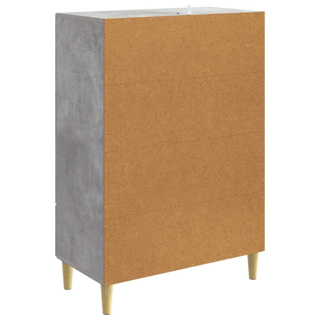 Credenza Grigio Cemento 66 x 34,5 x 95 cm Legno ingegnerizzato 895128