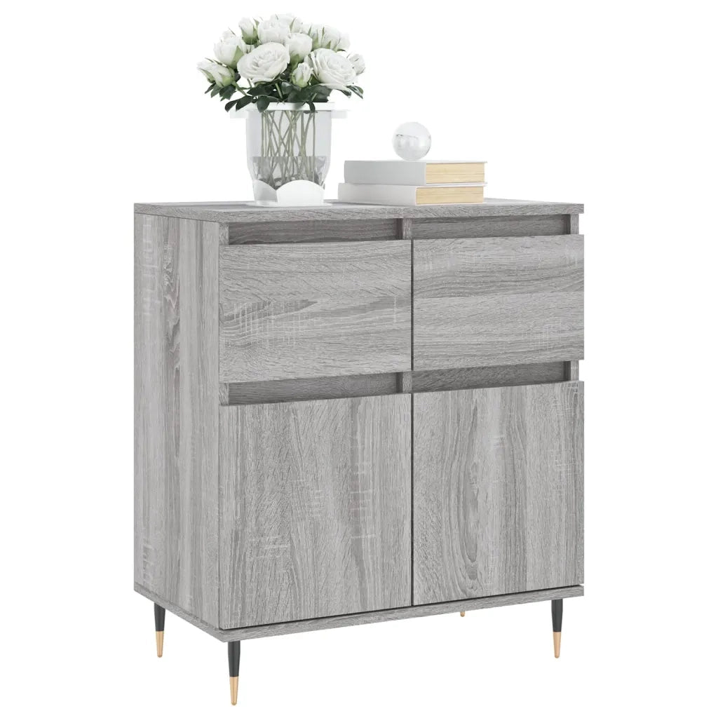Credenza-Buffet-Armadio da cucina Grigio Sonoma 60x35x70 cm in Legno Multistrato 904883