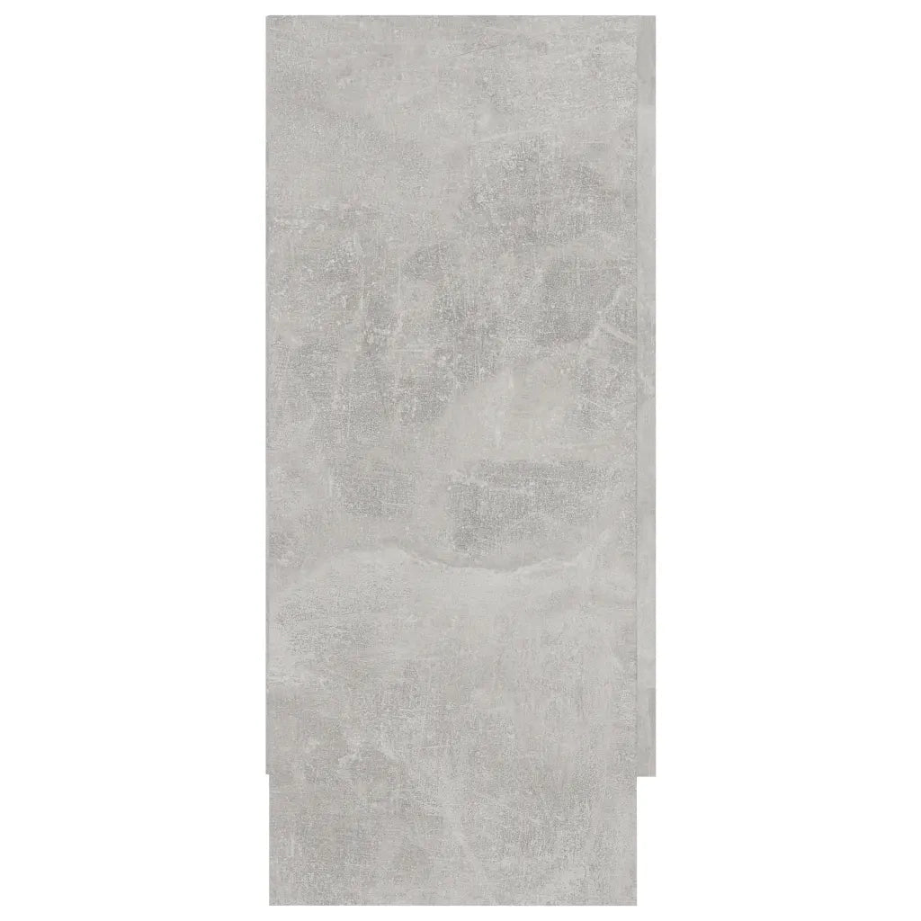 Credenza Grigio Cemento 120x30,5x70 cm in Legno Multistrato 802781