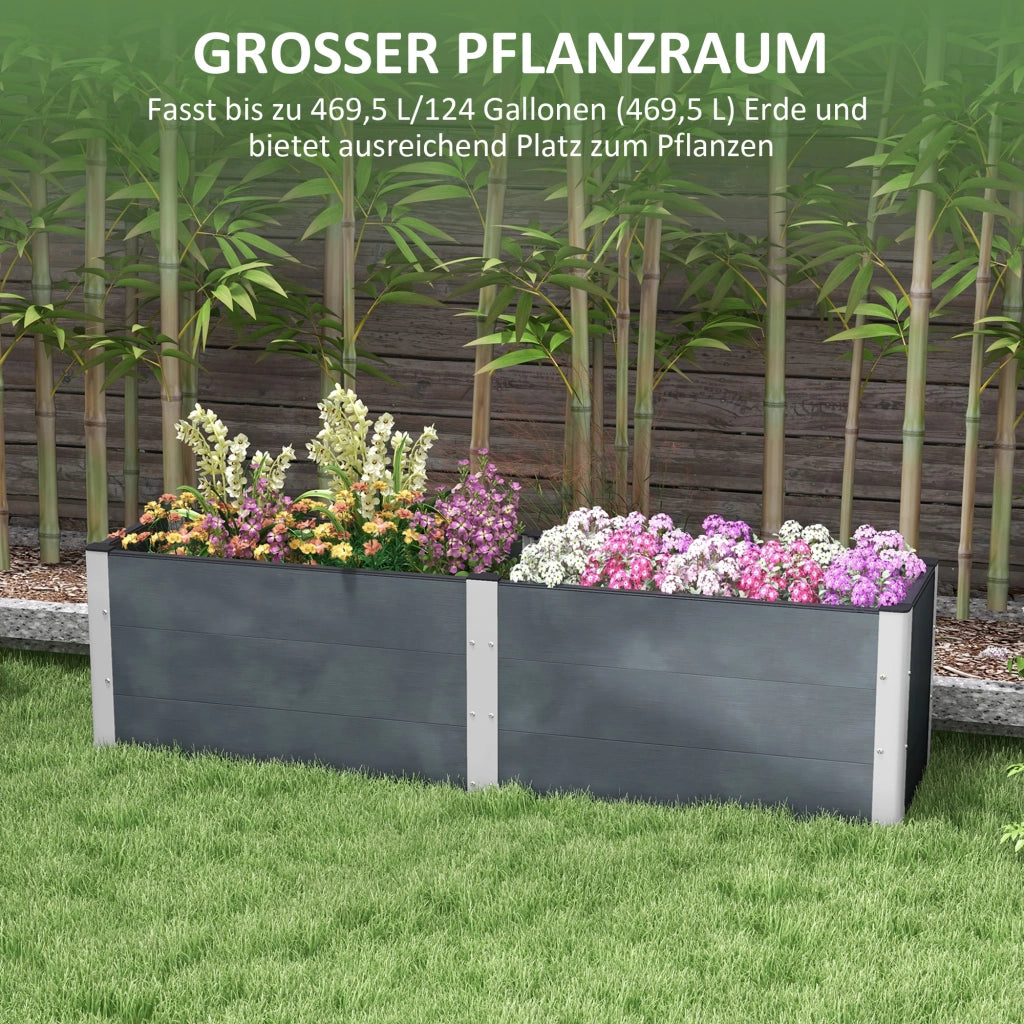 Hochbeet ¨C zephmum ¨C Grigio 200x50x56