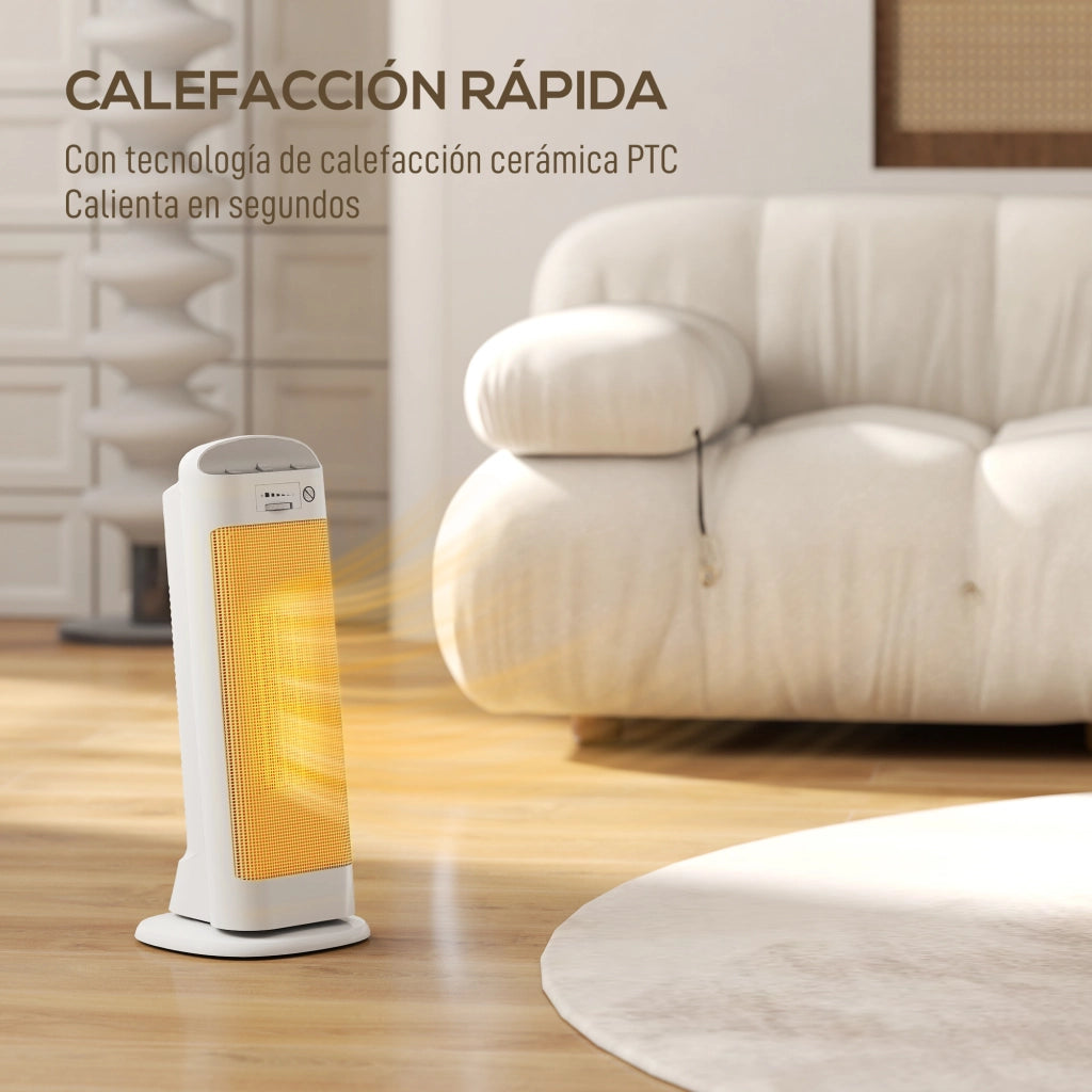 Termoventilatore Elettrico 2000W ¨C zephmum ¨C 4 Modi, Termostato, Protezione Rovesciamento