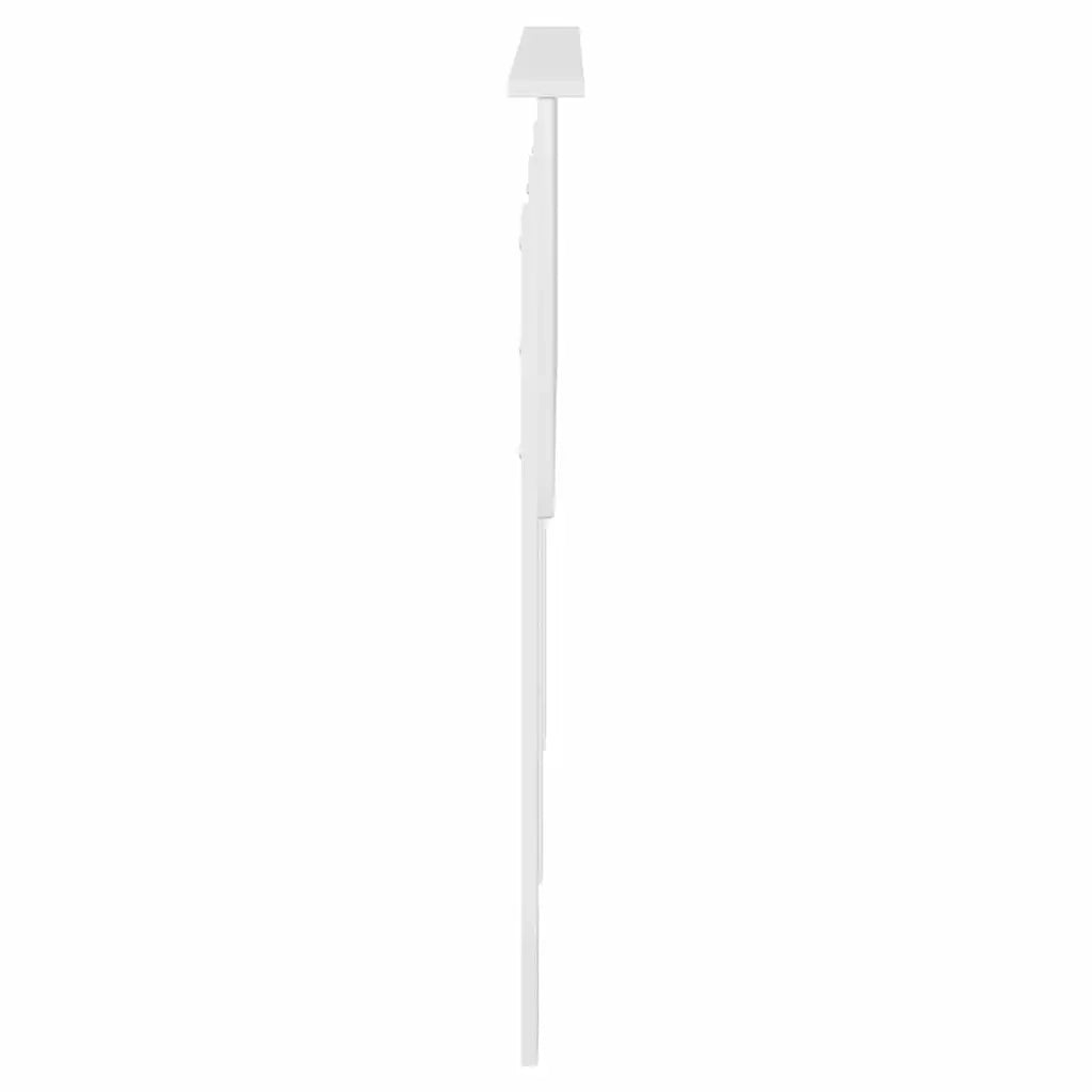 Testiera-Testata-Testiera Decorativa Bianco Lucido 150 cm Legno multistrato 406090