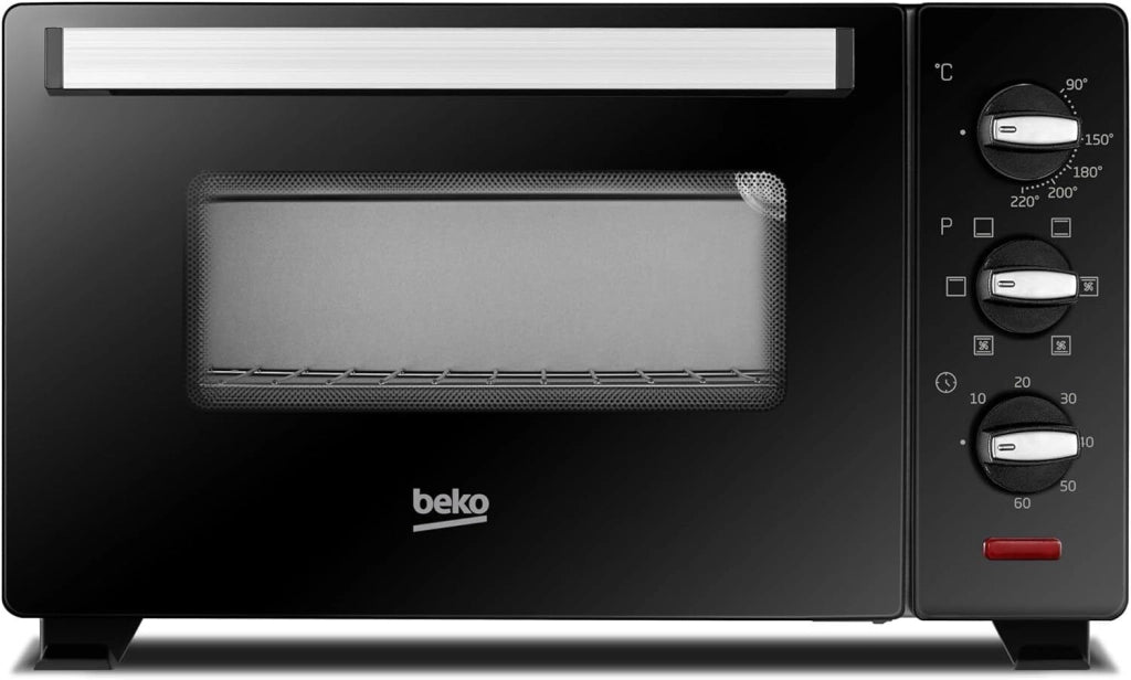 Beko BMOF19B Fornetto Elettrico Ventilato 19 L 1380 W 6 Funzioni Timer 60 min Termostato 90-220°C colore Nero