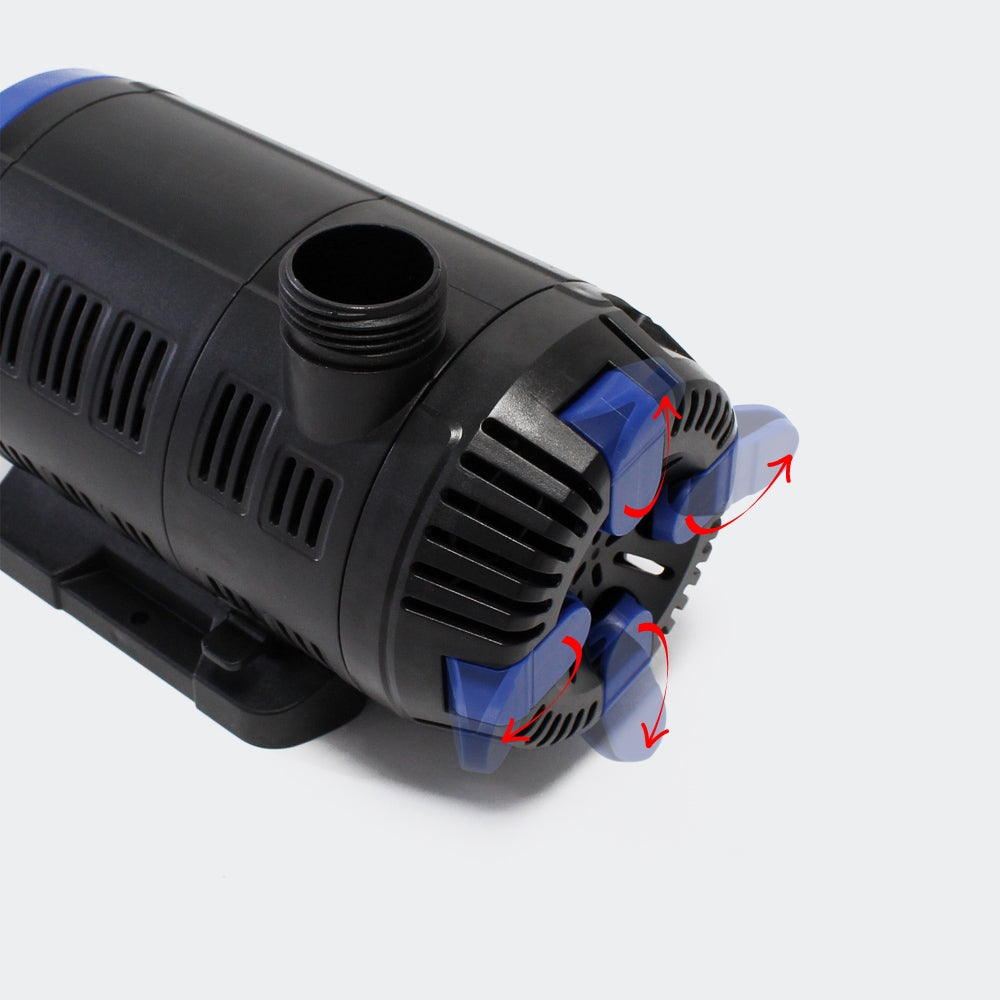 Pompa per laghetto filtro filtrazione corso d'acqua eco acquario laghetto eco 8000l/h 80 Watt 4216099