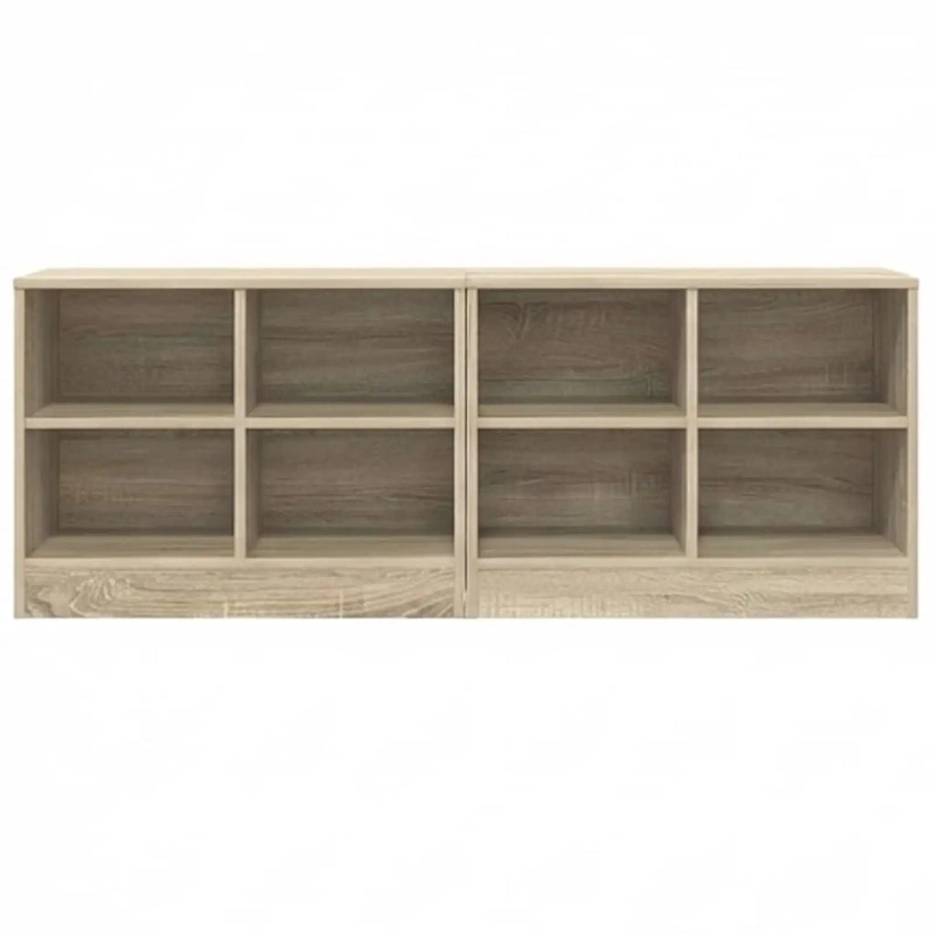 Armadietto per letto 2 pz Rovere Sonoma 66 x 33 x 48 cm CFW2324465