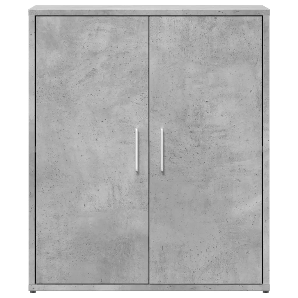 Credenza Grigio Cemento 60x31x70 cm in Legno Multistrato 840460