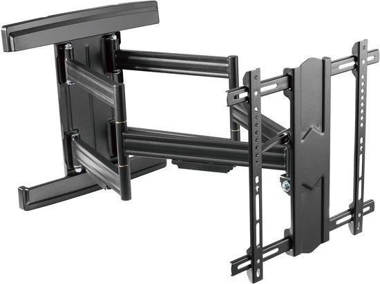 Braccio per TV muuro girevole e inclinabile per TV da 55 a 95 pollici Braccio per TV muuro S7544-B Braccio girevole per schermo piatto curvo fino a 70 kg & VESA 400 x 400