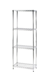 Scaffale 4 Ripiani 60x35x168 cm in Metallo Cromato Tosini