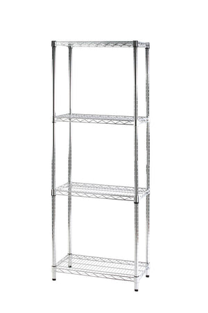 Scaffale 4 Ripiani 60x35x168 cm in Metallo Cromato Tosini