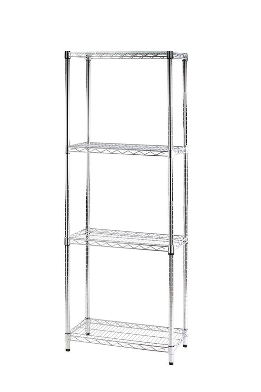 Scaffale 4 Ripiani 60x35x168 cm in Metallo Cromato Tosini