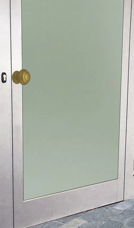 Pomolo fisso per porta SAGUATTI 178/60FB in alluminio oro satinato
