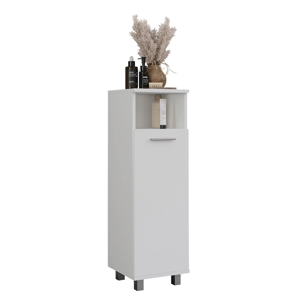 Vicco Mobiletto midi Bianco 30.2 x 95 cm con porta